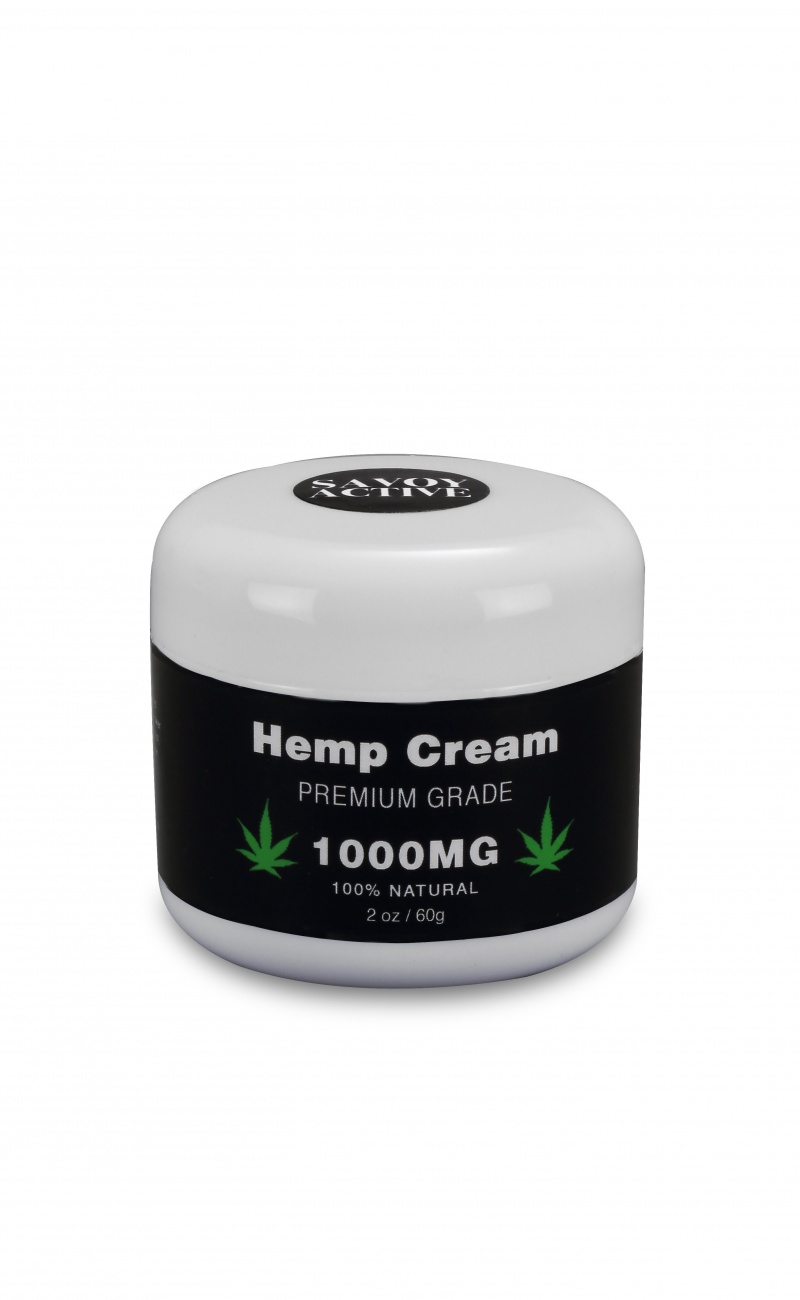 Hemp Seed Oil Cream - Premium Grade - 100% Natural - 1000Mg - 2 Oz. / 60 G