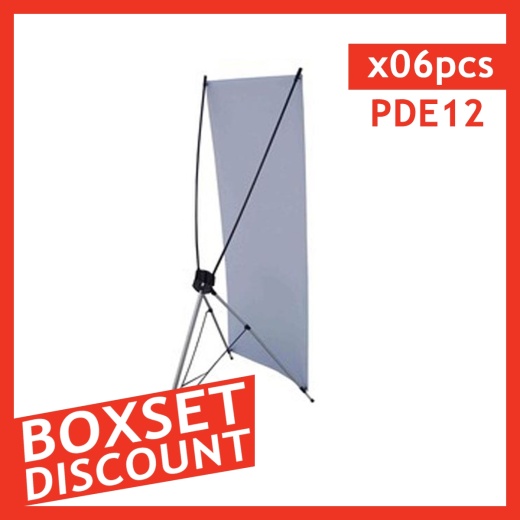 48" X Banner Stand - Box Set [ 6 Units/Box ]