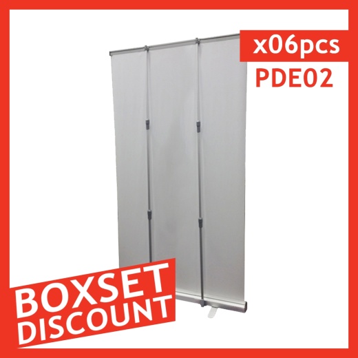 45" Roll Up Retractable Banner Stand - Box Set [ 6 Units/Box ]