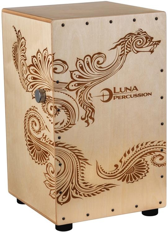 Luna Henna Dragon Cajon With Bag