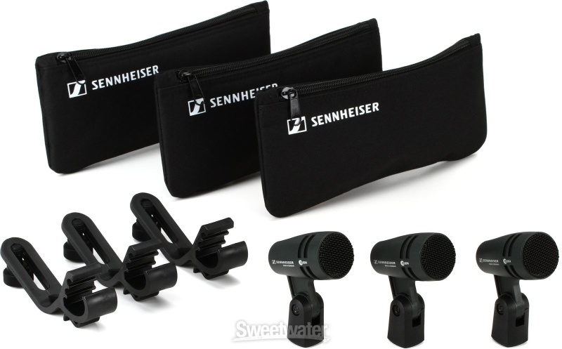 Sennheiser E 604 3-Pack Cardioid Dynamic Drum Microphone