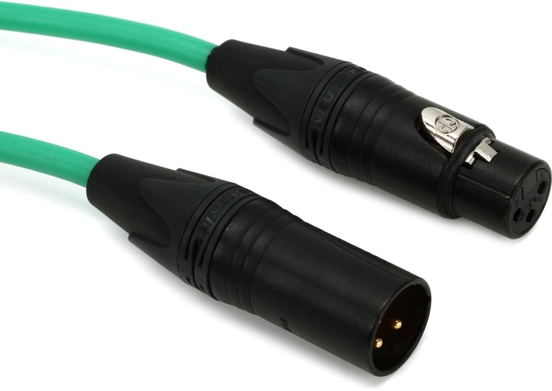 Pro Co Quad Xlr Cable - 20 Foot Green
