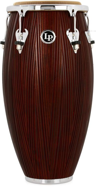 Latin Percussion Matador Wood Quinto - Red Carved Mango - Sweetwater Exclusive