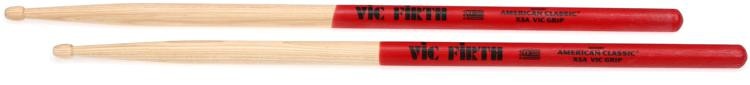 Vic Firth American Classic Drumsticks With Vic Grip - Extreme 5A - Wood Tip