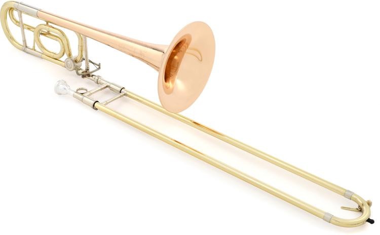 C.G. Conn 52Hl Intermediate F-Attachment Trombone With Rose Brass Bell