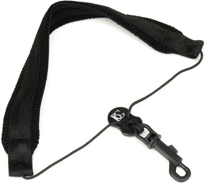 CLARINET NECK STRAP, NON-ELASTIC - 22 REGULAR WITH HOOK