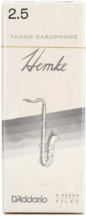 D'addario Rhkp5tsx250 - Frederick L. Hemke Tenor Saxophone Reeds - 2.5 (5-Pack)