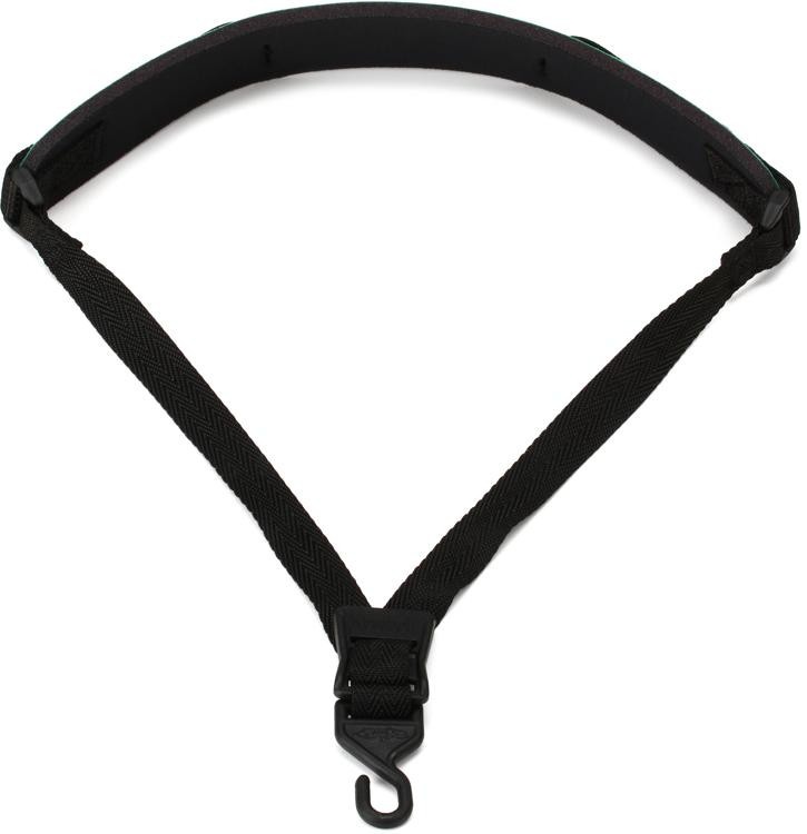 Neotech Soft Sax Strap - Regular With Open Hook - Forest