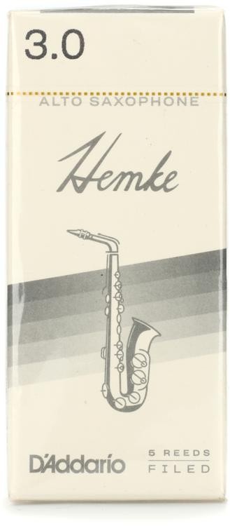 D'addario Rhkp5asx300 - Frederick L. Hemke Alto Saxophone Reeds - 3.0 (5-Pack)
