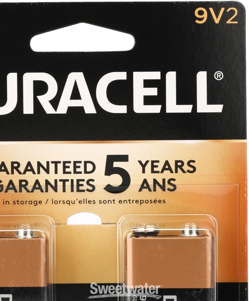 Duracell Coppertop 9v Alkaline Battery 2 Pack 2850