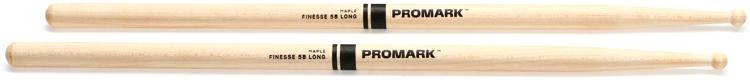 Promark Finesse Maple Drumsticks - 5B Long