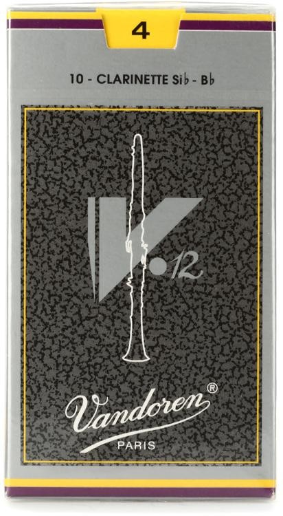 Vandoren Cr194 V12 Bb Clarinet Reed - 4.0 (10-Pack)
