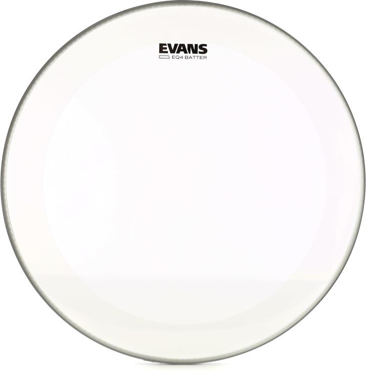 Evans Eq4 Clear Bass Drumhead - 22 Inch