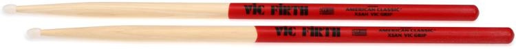 Vic Firth American Classic Drumsticks With Vic Grip - Extreme 5A - Nylon Tip