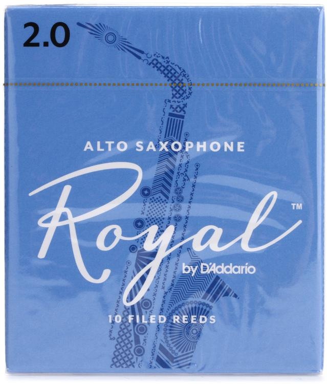D'addario Rjb1020 - Royal Alto Saxophone Reeds - 2.0 (10-Pack)