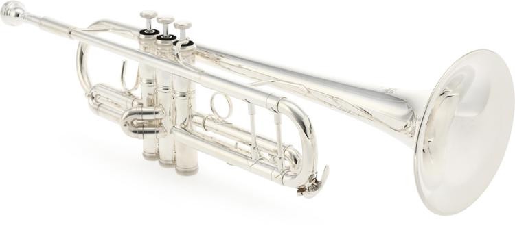 King Ktr411s Marching Performance Series Bb Trumpet - Silver-Plated