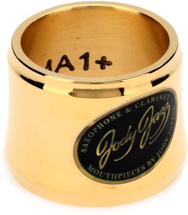Jodyjazz Ma1 Plus Power Ring Ligature With Cap For Metal Alto Saxophone Mouthpiece - Gold