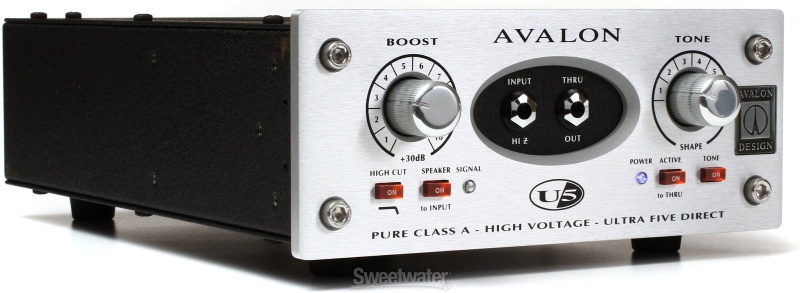 Avalon U5 Class A Active Instrument Di And Preamp