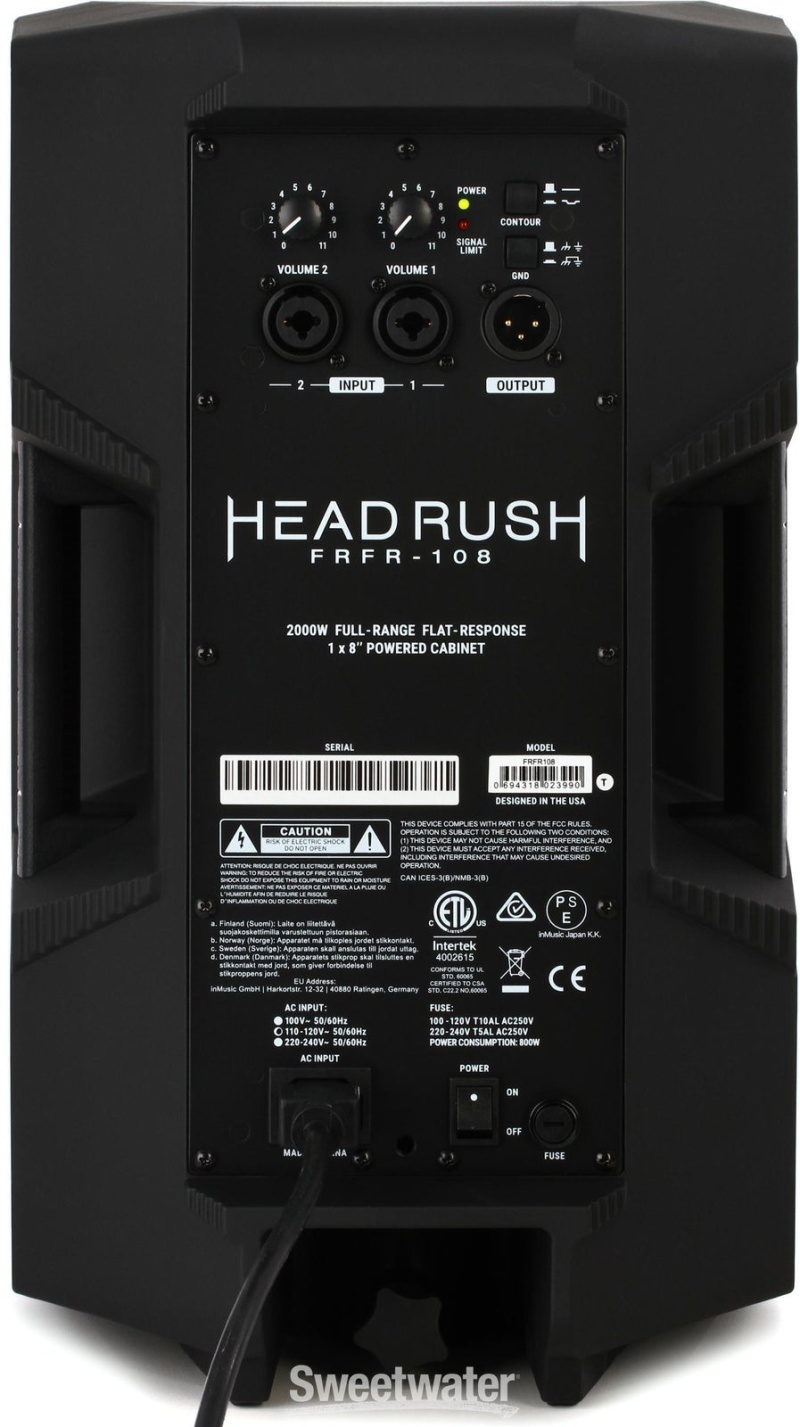 Headrush Frfr-108 2000-Watt 1X8" Powered Guitar Cabinet