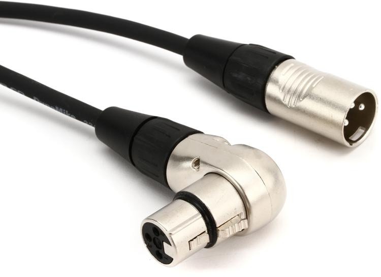 Pro Co Exmrfrc-25 Excellines Microphone Cable With Right-Angled Xlr Female End - 25-Foot