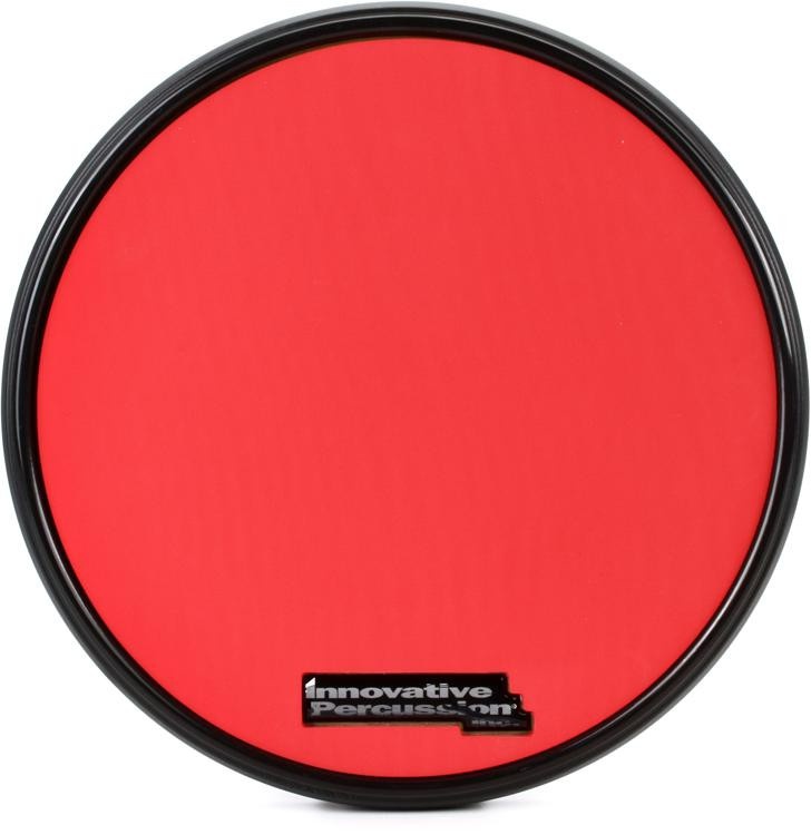 Innovative Percussion Red Gum Rubber Practice Pad With Rim
