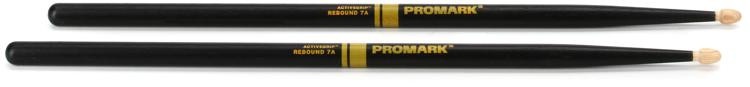 Promark Rebound Drumsticks With Activegrip - 7A - Wood Tip