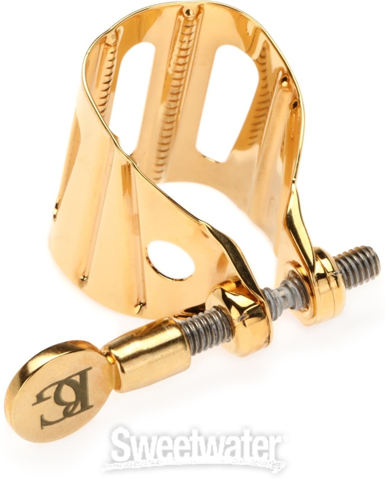Bg L20mj Universal Jazz Alto/Tenor Saxophone Ligature For Metal Mouthpieces - Gold