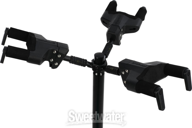 Hercules Stands Gs526b Plus Auto Grip System Display Stand For Up To 6 Guitars