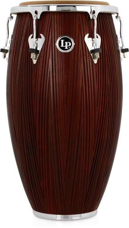 Latin Percussion Matador Wood Tumba - Red Carved Mango - Sweetwater Exclusive