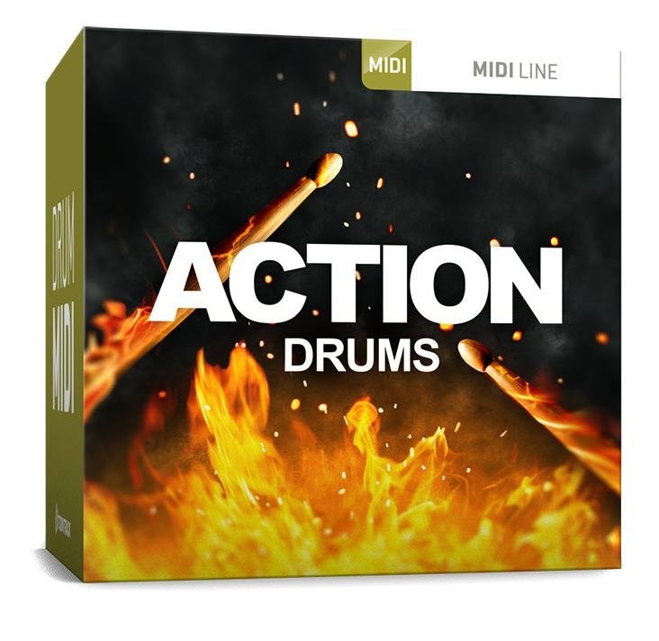 Toontrack Action Drums Midi Pack