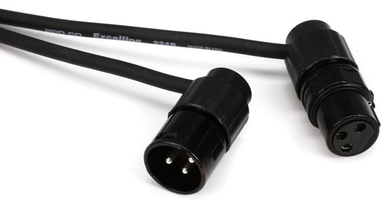 Pro Co Low Profile Xlr-Xlr Microphone Cable - 2 Foot