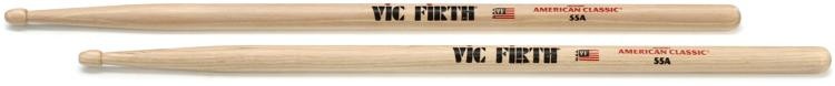 Vic Firth American Classic Drumsticks - 55A - Wood Tip