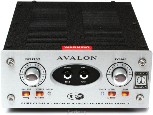 Avalon U5 Class A Active Instrument Di And Preamp