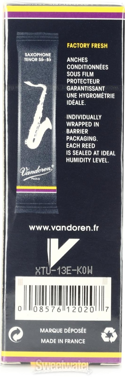 Vandoren Traditional Tenor Saxophone Reeds