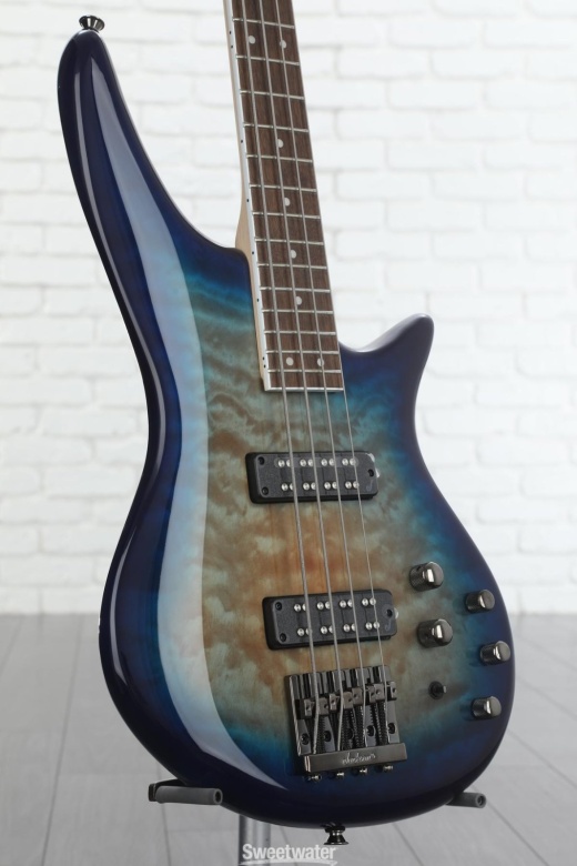 Jackson Spectra Js3q Bass Guitar - Amber Blue Burst