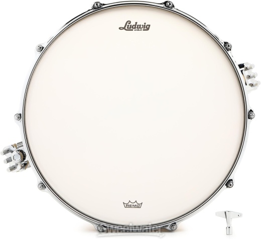 Ludwig Concert Maple Snare Drum - 6.5-Inch X 14-Inch, Satin Natural