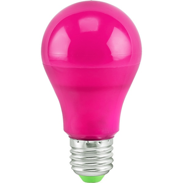 Led A19 Party Bulb - Pink - 5 Watt