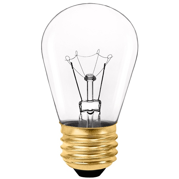 11 Watt - Clear - Incandescent S14 Bulb