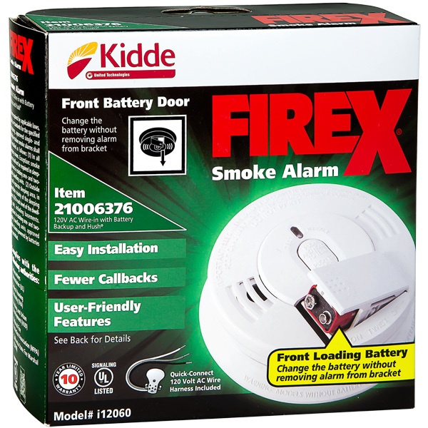 Smoke Alarm - Detects Flaming Fires - Single Sensor