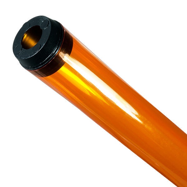 F40t12 Amber Fluorescent Tube Guard With End Caps