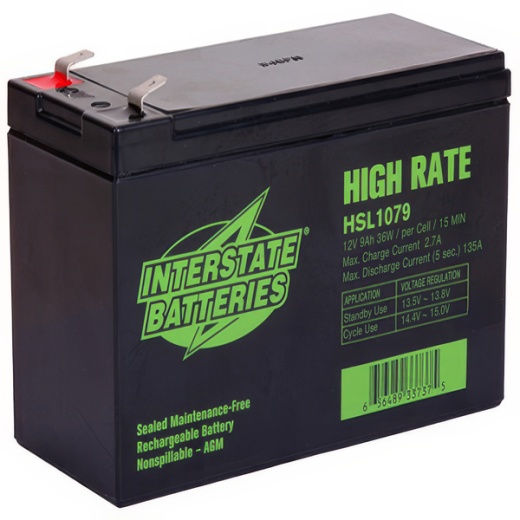 Interstate Batteries Hsl1079 AGM Battery - 12 Volt
