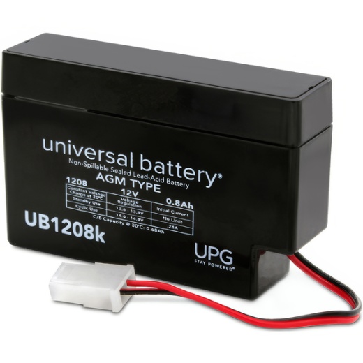 12 Volt - 0.8 Ah - Ub1208 AGM Battery