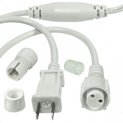 1/2 In. - 120 Volt - LED Rope Light Connector Kit