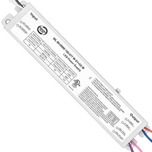 Selectable Led Driver - Dimmable - 80 Watt - 1450-1700-1950Ma Output Current