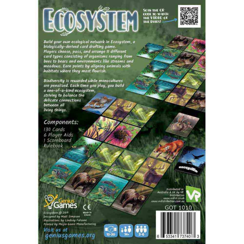 Ecosystem - A Habitat Building Card Drafting Game