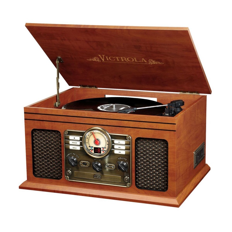 6-In-1 Victrola Entertainment Center