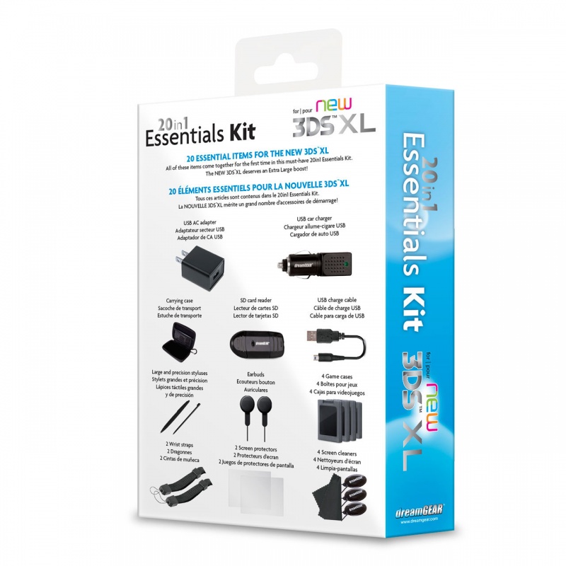 20 In 1 Essentials Kit For 3Ds Xl