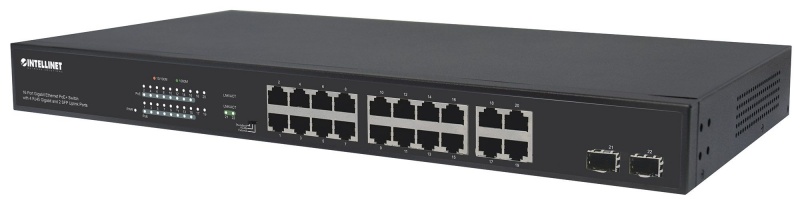 16-Port Gigabit Ethernet Poe+ Switch