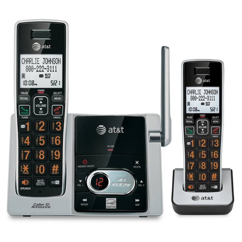 2 Handset Answering System With Cid