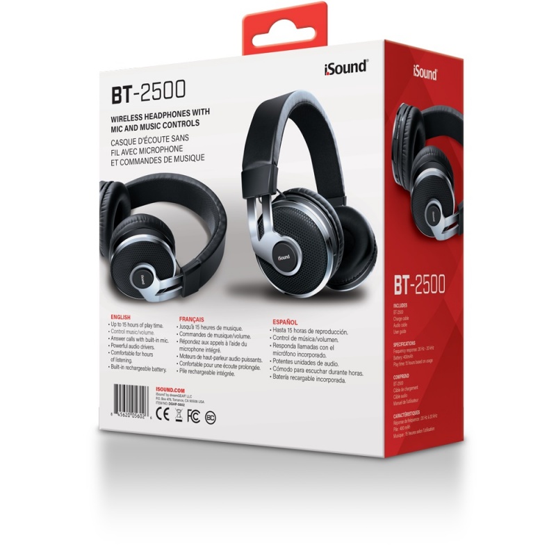 Bt-2500 Isound Bluetooth Headphones